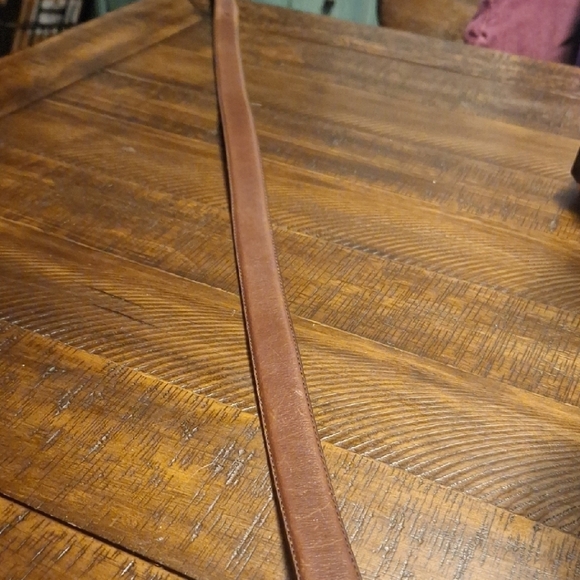 Women's Brown Leather Belt - Picture 7 of 7
